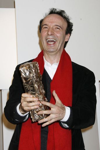 Roberto Benigni recevant le César d&#039;honneur en 2008