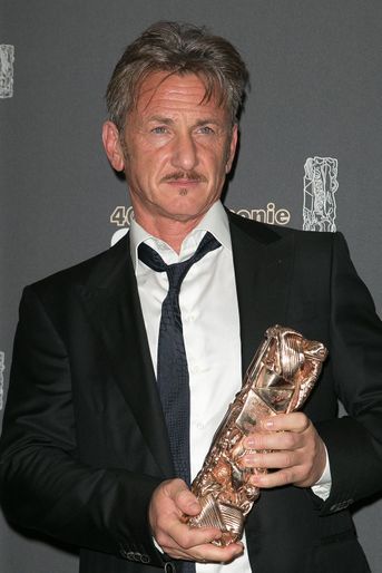 Sean Penn recevant le César d&#039;honneur en 2015