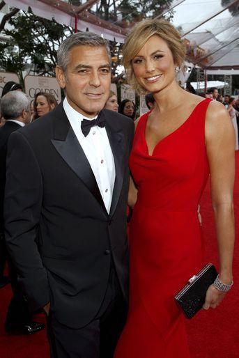 Stacy Keibler et George Clooney en 2012. L&#039;idylle avec l&#039;ancienne catcheuse a duré pile deux ans entre 2011 et 2013.