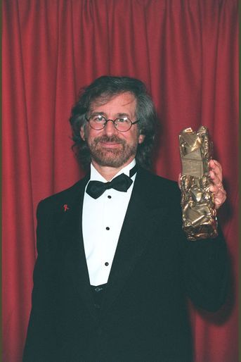 Steven Spielberg recevant le César d&#039;honneur en 1995