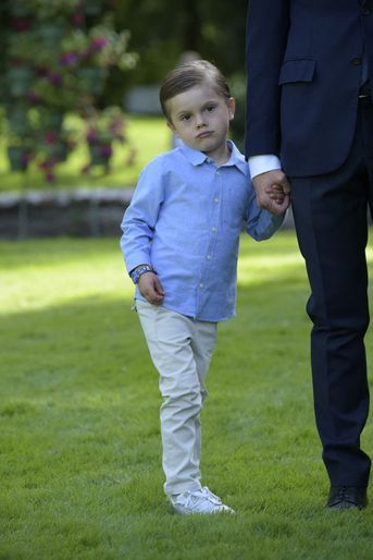 Le prince Oscar de Suède, le 14 juillet 2020