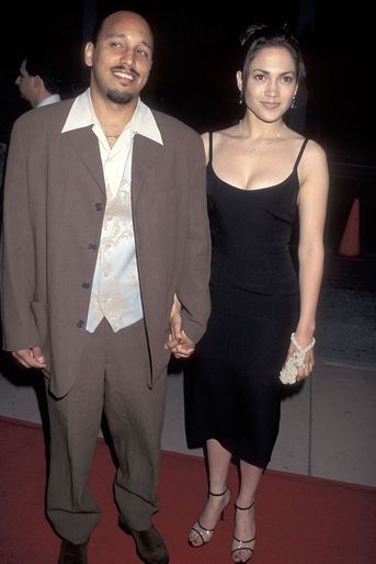 David Cruz et Jennifer Lopez à la première du film «My Family» à Hollywood en avril 1995. Le couple s&#039;est fréquenté pendant plusieurs années entre les années 1980 et 1990.