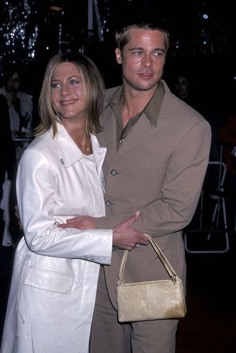 Jennifer Aniston et Brad Pitt à la première du film «The Mexican» à Westwood en février 2001