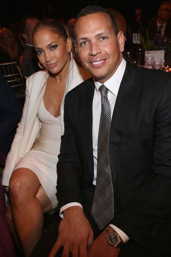 Jennifer Lopez et Alex Rodriguez lors d&#039;un gala caritatif à New York en novembre 2017. Le couple se fréquente a annoncé ses fiançailles en 2019 avant de rompre en 2021.