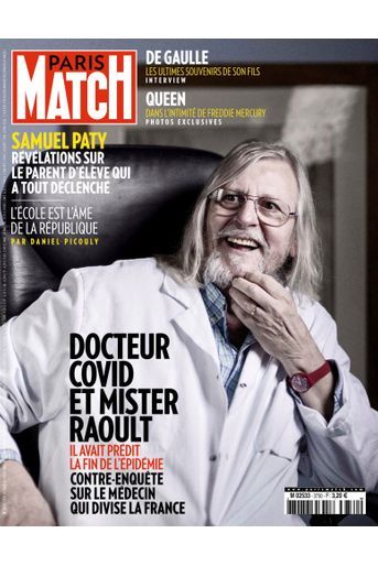 Docteur Covid et Mister Raoult : il avait prédit la fin de l’épidémie, contre-enquête sur le médecin qui divise la France - Paris Match n°3730, 29 octobre 2020