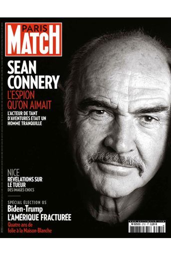 Sean Connery, l’espion qu’on aimait : l’acteur de tant d’aventures était un homme tranquille - Paris Match n°3731, 5 novembre 2020
