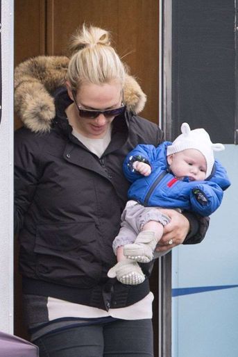 Mia Tindall, la fille aînée de Zara Phillips et Mike Tindall, le 19 avril 2014