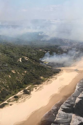 Le service des parcs du Queensland a précisé que les feux brûlaient sur deux fronts et avaient déjà consumé 74.000 hectares, soit 42% de la superficie de l'île. Aucune habitation n'est menacée.