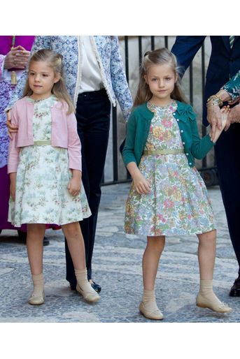 Les princesses Leonor et Sofia d&#039;Espagne, le 31 mars 2013
