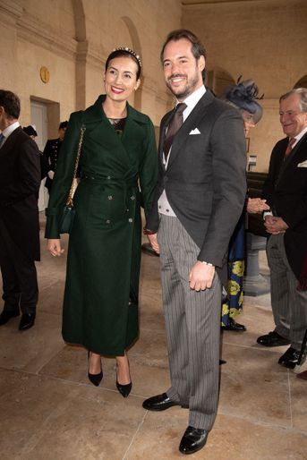 La princesse Claire avec son époux le prince Félix de Luxembourg, le 19 octobre 2019