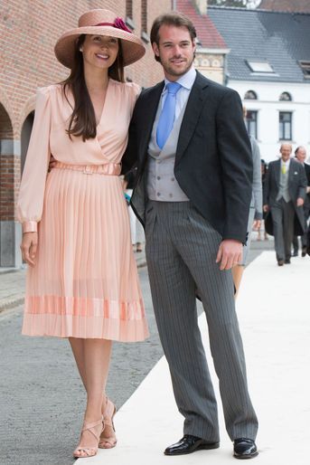 La princesse Claire avec son époux le prince Félix de Luxembourg, le 18 juin 2016 