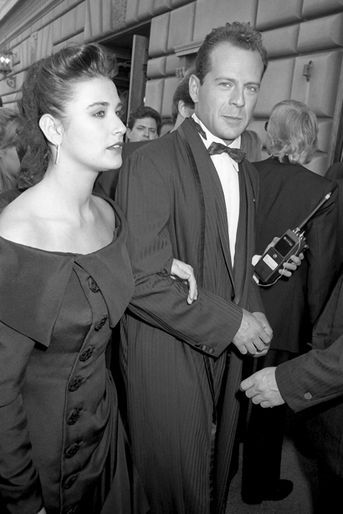 Demi Moore et Bruce Willis en 1987