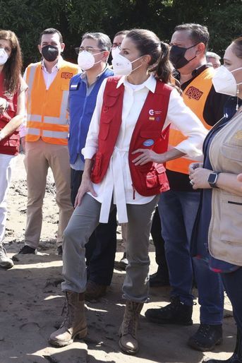 La reine Letizia d'Espagne au Honduras, le 15 décembre 2020