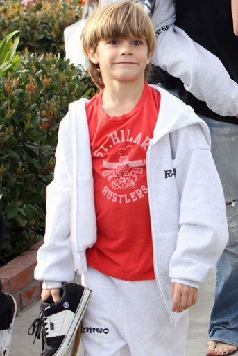Romeo Beckham en janvier 2010