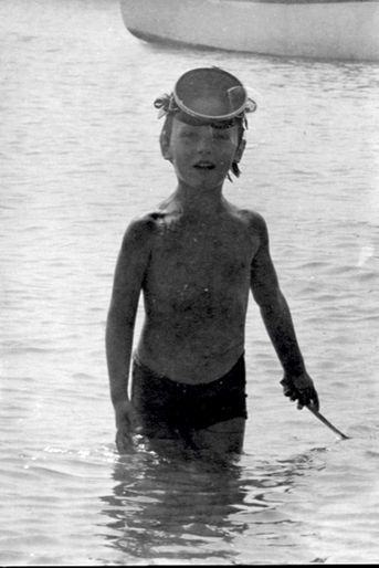 Premières plongées, à Saint-Malo. Jérôme a 6 ans.