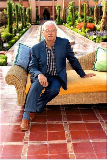 Daniel Toscan du Plantier, le président du Festival international du film de Marrakech, en 2001.
