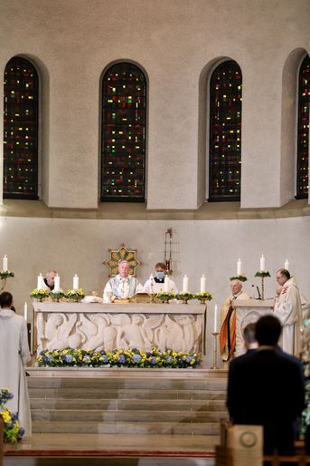 Baptême du prince Charles de Luxembourg à l&#039;abbaye de Clervaux, le 19 septembre 2020