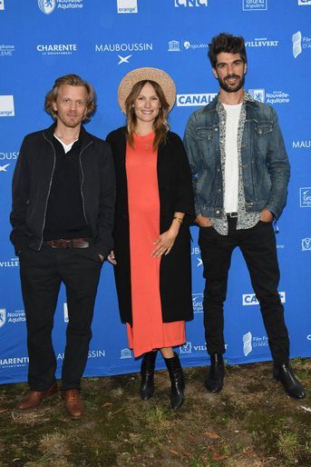 Alex Lutz, Ana Girardot et Quentin Reynaud au Festival du film d&#039;Angoulême pour la présentation du film «5ème Set» le 30 août 2020