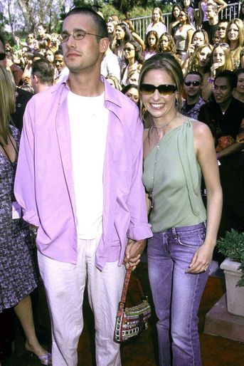 Freddie Prinze Jr. et Sarah Michelle Gellar aux Teen Choice Awards à Los Angeles en août 2001