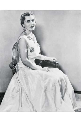 La reine Ingrid de Danemark, le 11 mars 1948