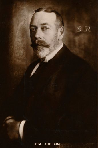 Le roi George V du Royaume-Uni (ici en 1921) régna de 1910 à 1936