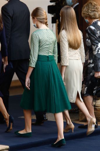 La princesse Leonor d'Espagne, à Oviedo le 16 octobre 2020