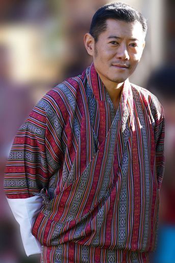 Le roi du Bhoutan Jigme Khesar Namgyel Wangchuck à Timphu. Photo diffusée le 31 octobre 2020