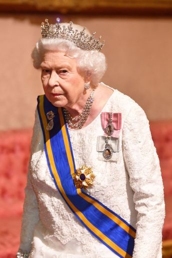 La reine d&#039;Angleterre Elizabeth II à Londres, le 23 octobre 2018