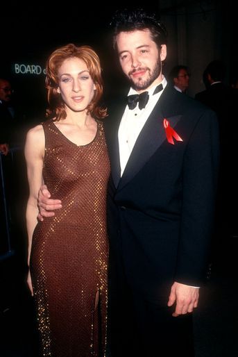 Sarah Jessica Parker et Matthew Broderick - ici en mars 1993 lors d'une soirée organisée en marge des Oscars à Los Angeles