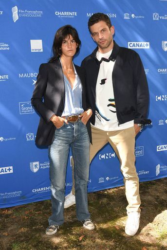 Suzanne Lindon et Arnaud Valois présentent «Seize printemps» au Festival du film francophone d'Angoulême le 1er septembre 2020