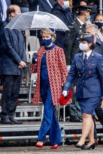 La reine des Belges Mathilde à Bruxelles, le 25 septembre 2020