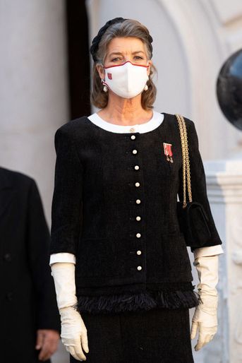 La princesse Caroline de Hanovre à Monaco, le 19 novembre 2020