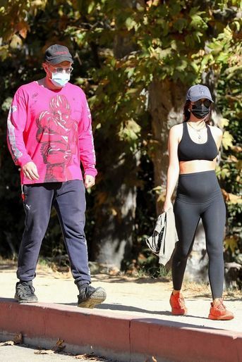 Emily Ratajkowski et son mari Sebastian Bear-McClard, à Los Angeles.