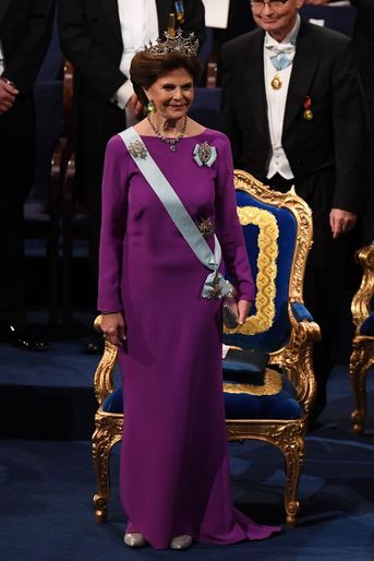 La reine Silvia de Suède, le 10 décembre 2017
