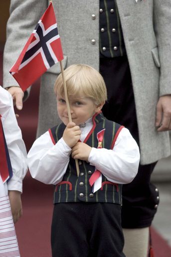 Le prince Sverre Magnus de Norvège, le 17 mai 2010