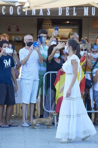 La reine Letizia d&#039;Espagne sur l&#039;île d&#039;Ibiza, le 17 août 2020