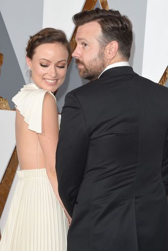 Olivia Wilde et Jason Sudeikis aux Oscars à Los Angeles en février 2016