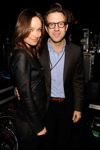 Olivia Wilde et Jason Sudeikis lors d'un concert caritatif à New York en décembre 2012