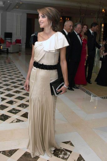 La reine Rania de Jordanie en Jordanie, le 25 novembre 2010