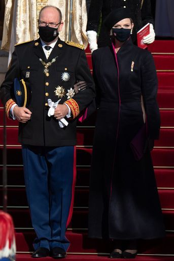 La princesse Charlène de Monaco à Monaco, le 19 novembre 2020