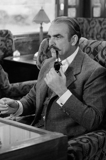1974 : Sean Connery dans «Le crime de l&#039;Orient Express» de Sidney Lumet avec Albert Finney, Ingrid Bergman, Lauren Bacall