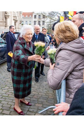 L&#039;ancienne reine des Belges Paola à Laeken, le 17 février 2020