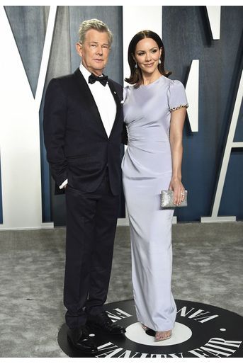David Foster et Katharine McPhee à l&#039;after-party des Oscars organisée par «Vanity Fair» à Los Angeles le 9 février 2020
