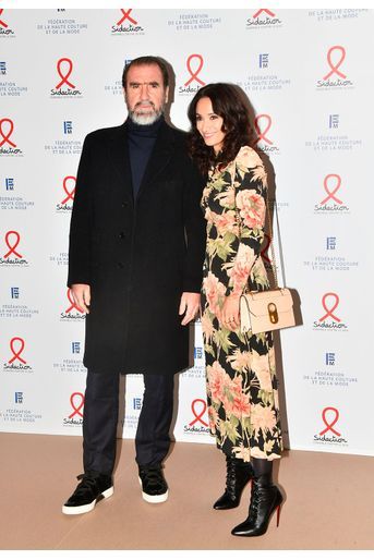 Eric Cantona et sa femme Rachida Brakni