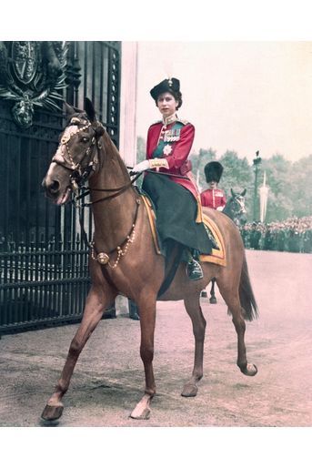 La princesse Elizabeth d&#039;Angleterre (futur reine Elizabeth II), le 7 juin 1951