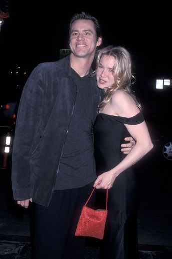 Jim Carrey et Renée Zellweger à la première du film «Man on the Moon» à Los Angeles en décembre 1999