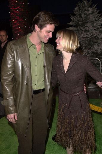 Jim Carrey et Renée Zellweger à la première du film «Le Grinch» à Los Angeles en novembre 2000