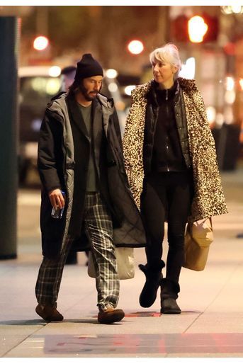 Keanu Reeves et Alexandra Grant à San Francisco le 24 février 2020