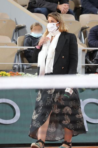 Marion Bartoli lors des internationaux de tennis de Roland-Garros à Paris le 27 septembre 2020