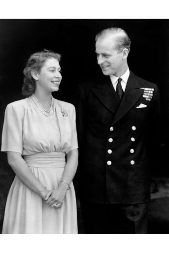 La princesse Elizabeth et du prince Philip fiancés en juillet 1947